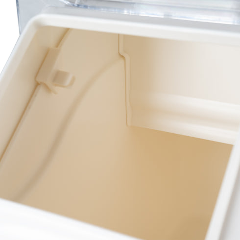 Winco | Bac à ingrédients pour étagère, 80 tasses, blanc