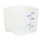 Cambro CamSquares FreshPro Storage Container, 12 qt, Translucent