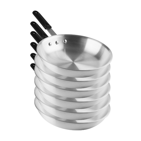 Articles de signature | Poêle à Frire, Aluminium, Fini Naturel, 10" (paquet de 6)