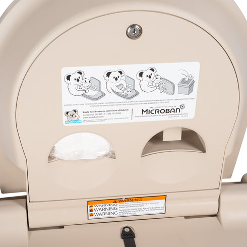 Koala Kare Baby Changing Station, Horizontal, Beige