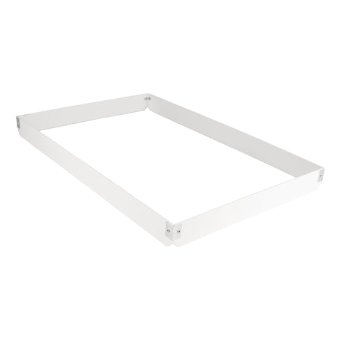 MFG Tray Bun Pan Extender, 2" High, White Fibreglass