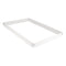 MFG Tray Bun Pan Extender, 2" High, White Fibreglass