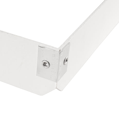 MFG Tray Bun Pan Extender, 2" High, White Fibreglass
