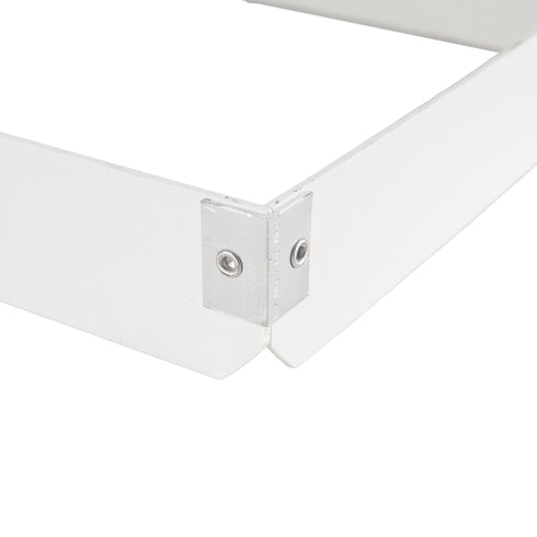 MFG Tray Bun Pan Extender, 2" High, White Fibreglass