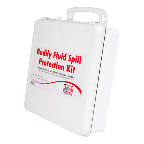 Marque du jour | Kit de protection contre les déversements de liquides corporels avec Z rouge