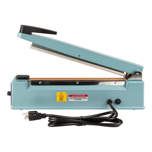 Omcan | Scelleuse de sacs à impulsion portable, barre de soudure de 12", joint de 2 mm, 110 V