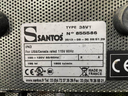 Omcan 39688 Santos 38 Citrus Juice Extractor, 120V, SCRATCH & DENT FINAL SALE