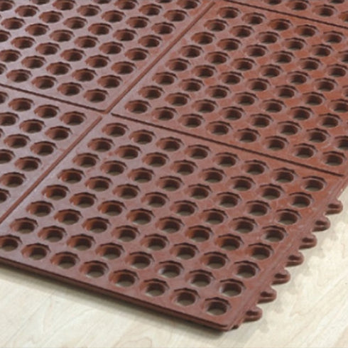 Happy Mat Anti Fatigue Interlocking Drainage Mat, 36" x 36"
