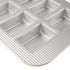 Chicago Metallic Mini Loaf Pan, 8 Loaves, Glazed Aluminized Steel