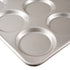 Chicago Metallic Hamburger Bun Pan, 24 x 3.75" Diameter Moulds, Glazed Aluminized Steel