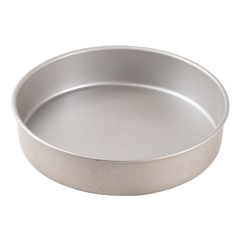 Chicago Metallic Round Cake Pan, 2" Deep, Glazed Aluminized Steel