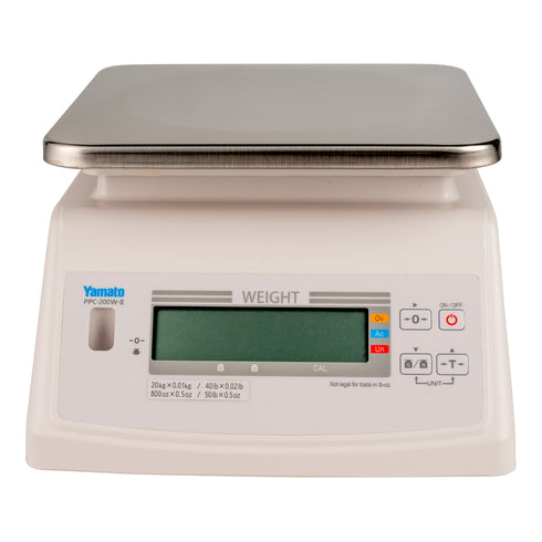 Yamato PPC-200WZ Accu-Weigh Digital Scale, Washdown Housing, 5lb