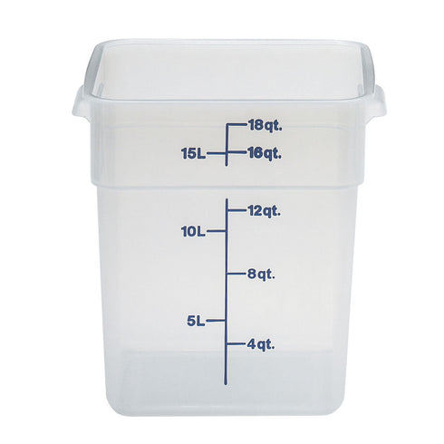 Cambro CamSquare Food Storage Container, Translucent