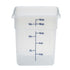 Cambro CamSquare Food Storage Container, Translucent