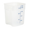 Cambro CamSquares FreshPro Storage Container, 18 qt, Translucent
