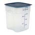 Cambro CamSquares FreshPro Storage Container, 18 qt, Translucent