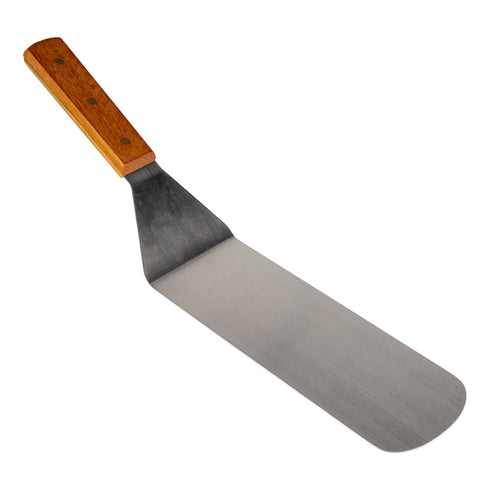 Vollrath Hamburger Turner, 7.75" x 3" Blade, Wood Handle