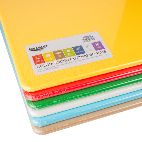 Vollrath | Ensemble de planches à découper à code couleur 6 pièces