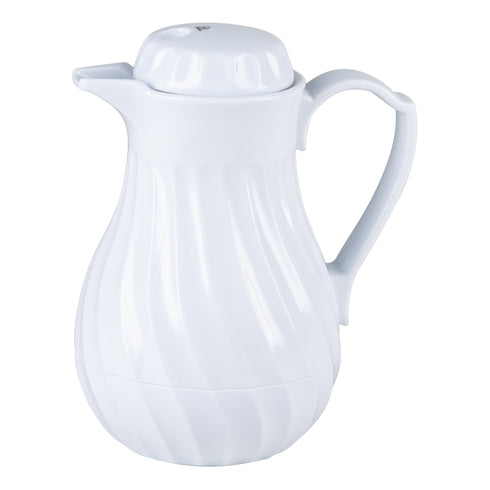 Völlrath | Serveur à boissons inclinable et verseur SwirlServe, blanc