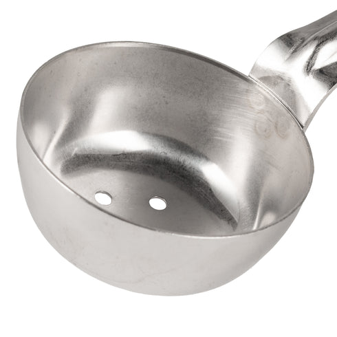 Vollrath | Cuillère ronde perforée Grip N Serve, manche noir