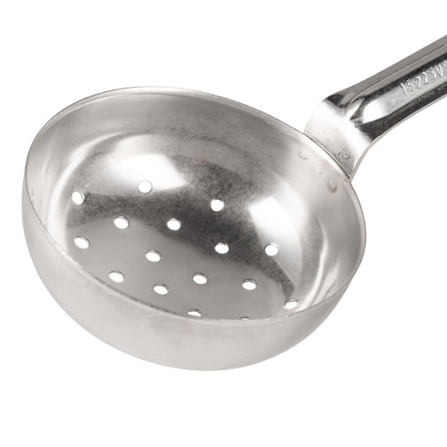 Vollrath | Cuillère ronde perforée Grip N Serve, manche noir
