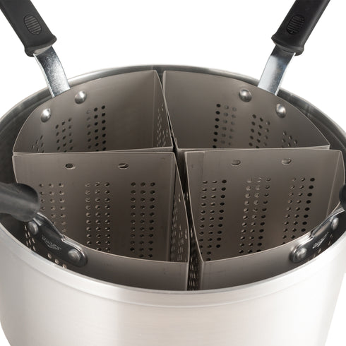 Vollrath | Ensemble de cuiseur à pâtes et légumes Wear-Ever 5 pièces, 18,5 Qt, aluminium