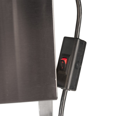 Vollrath 71500 OHC-500 Cayenne Countertop Heat Lamp, White