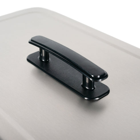 Vollrath Full Size Food Pan Dome Cover w Black Kool Touch Handle, Stainless Steel