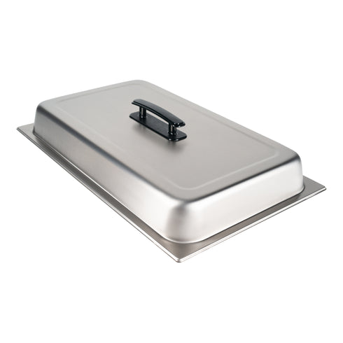 Vollrath Full Size Food Pan Dome Cover w Black Kool Touch Handle, Stainless Steel