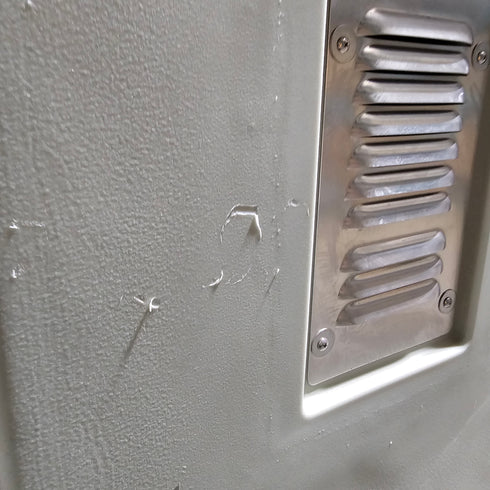 Cambro 20 Tray Meal Delivery Cart, Low Profile Double Door, Grey, SCRATCH & DENT FINAL SALE