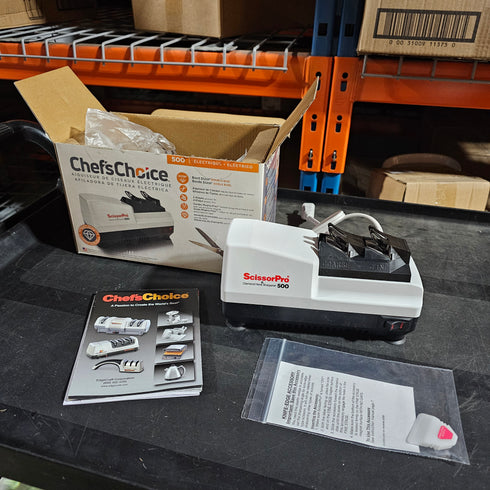 Chef'sChoice Model 500 ScissorPro Electric Scissors Sharpener, 120V, SCRATCH & DENT FINAL SALE