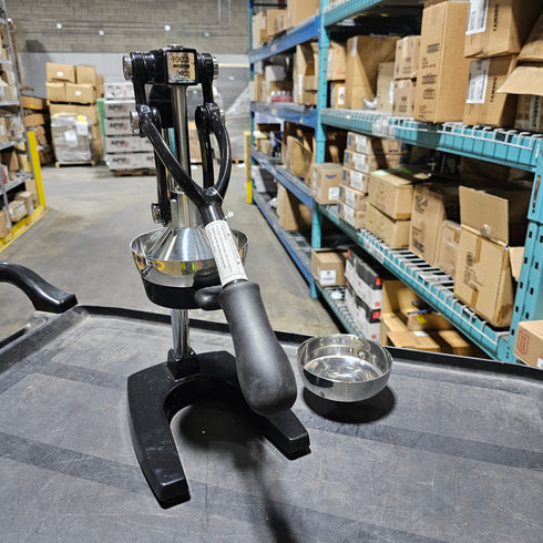 Focus Jupiter Manual Citrus Juicer, Black, SCRATCH & DENT FINAL SALE