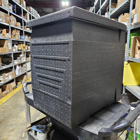 Cambro Cam GoBox Insulated Front-Loading Food Pan Carrier, 6 Pan Capacity, Black, SCRATCH & DENT FINAL SALE