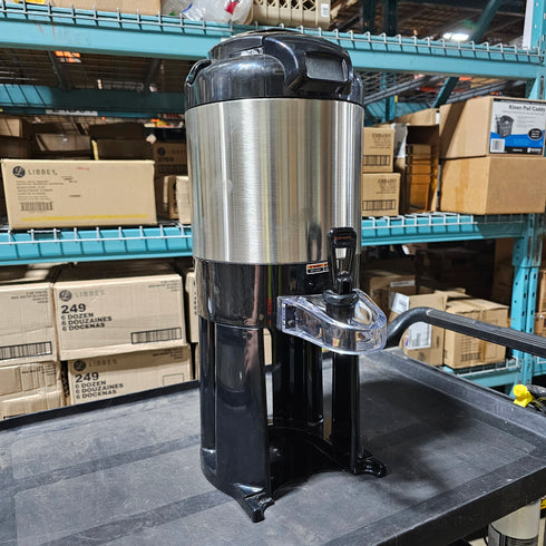 BUNN ThermoFresh Digital Gauge Server with Stand, 1.5 Gal, Stainless Steel, SCRATCH & DENT FINAL SALE