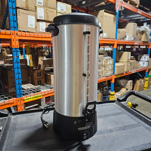 Proctor Silex 45100 Commercial Coffee Urn, 100 Cup, Stainless Steel, 120V, SCRATCH & DENT FINAL SALE