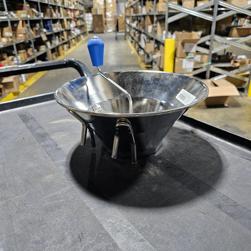 Louis Tellier X3 Semi-Pro Food Mill, 5 qt, Stainless Steel, SCRATCH & DENT FINAL SALE
