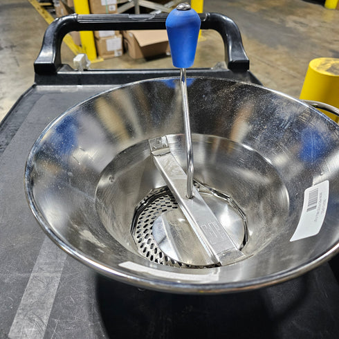Louis Tellier X3 Semi-Pro Food Mill, 5 qt, Stainless Steel, SCRATCH & DENT FINAL SALE
