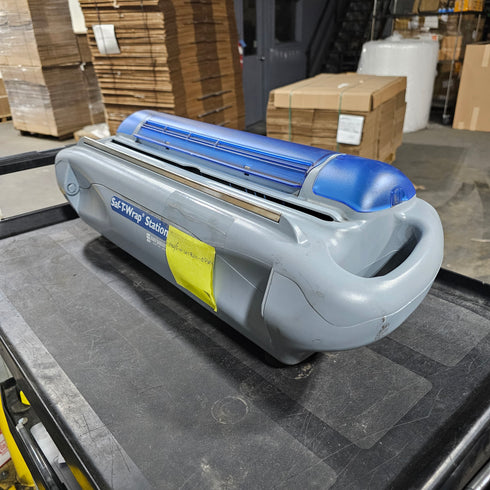 San Jamar Saf-T-Wrap Station with Slide Cutter, Dispenses 12-18" Rolls, SCRATCH & DENT FINAL SALE