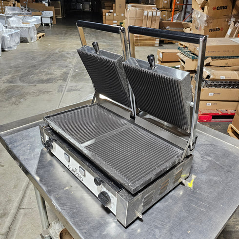 Eurodib PDR3000 PD Series "R" Large Panini Grill, 220V, Unit 4, SCRATCH & DENT FINAL SALE