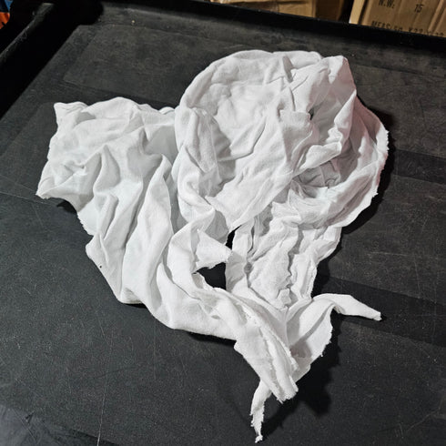 Protex White Rags, 12" x 12" , 4 lb box, FINAL SALE