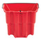 Caoutchouc | Seau d'eau sale WaveBrake, 18 Qt, rouge