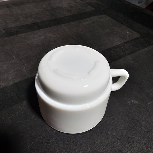 Arcoroc Stackable Mug, 6.25 oz, White (48-pack), FINAL SALE