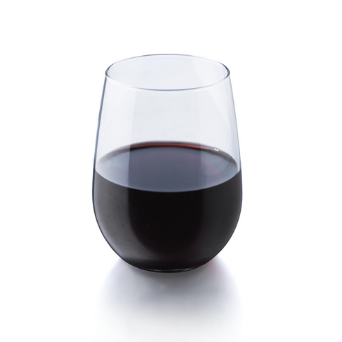 Libbey Stemless Wine Glass, 17 oz (12-pack)