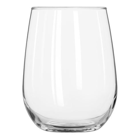 Libbey Stemless Wine Glass, 17 oz (12-pack)
