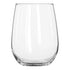 Libbey Stemless Wine Glass, 17 oz (12-pack)