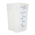 Cambro CamSquares FreshPro Storage Container, 22 qt, Translucent
