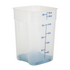 Cambro CamSquares FreshPro Storage Container, 22 qt, Translucent