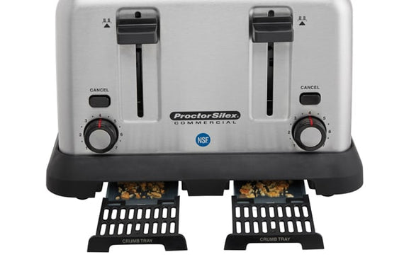Proctor Silex 24855 4 Slice Extra-Wide Pop-Up Commercial Toaster, 1750W, 120V