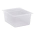 Cambro | Bac gastronome translucide demi grandeur