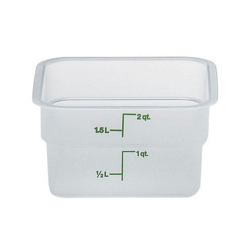 Cambro CamSquare Food Storage Container, Translucent